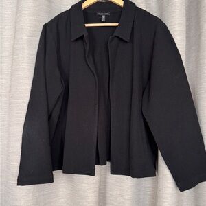 Eileen Fisher dark navy Open-Front Jacket - Women's